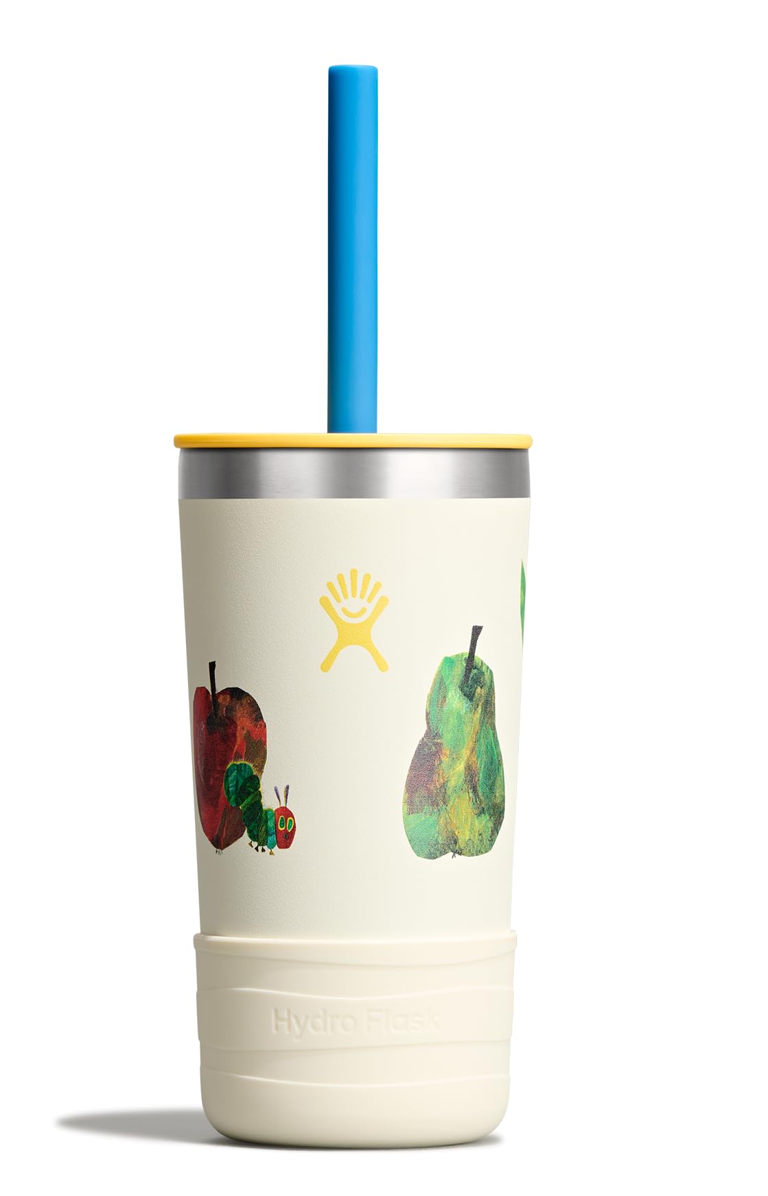 Hydro Flask Kids 12 Oz Tumbler with Lid and Straw for School - Insulated Stainless Steel World of Eric Carle Fruit