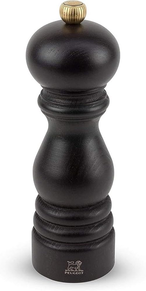 Peugeot 2/870418/1 Duo Paris Classic 7-Inch Pepper & Salt Mill, Chocolate With Gift Box (Pepper)