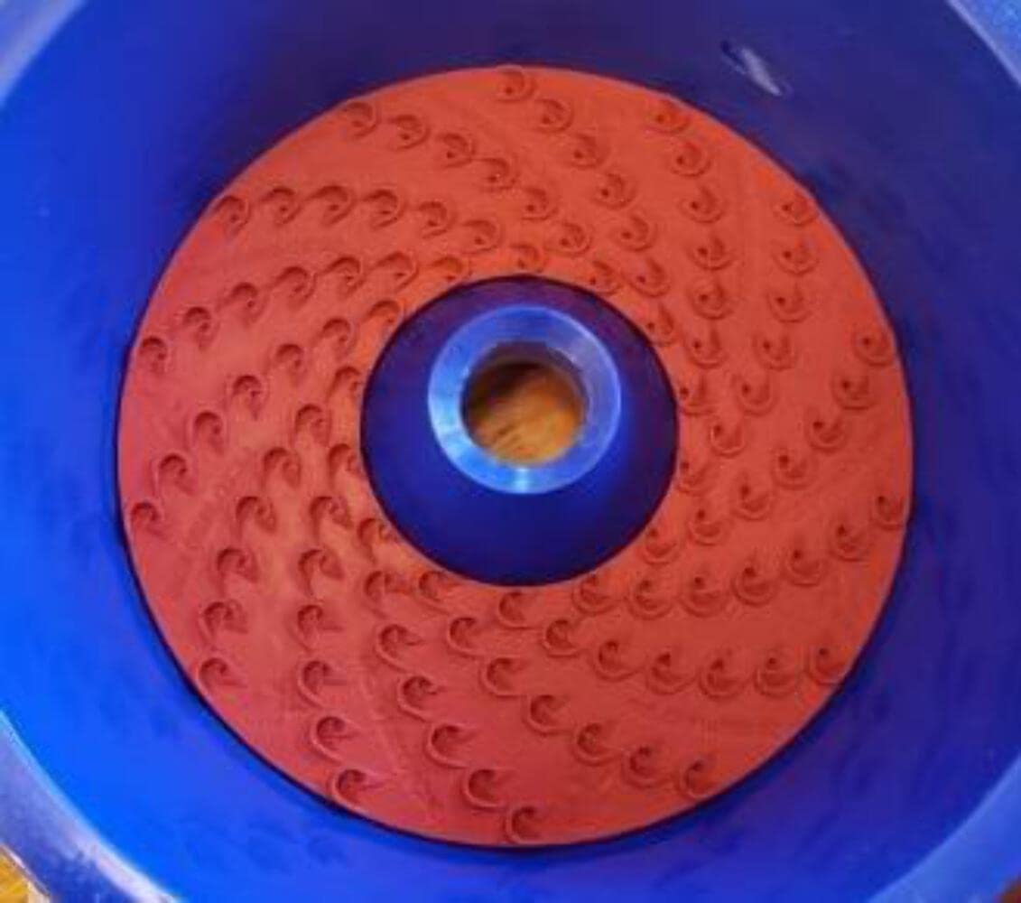 Micro Turbo Bowl Mat for Gold Prospecting: Boost Fine Gold Recovery and Accelerate Cleanup - Featuring 100x Mini Cyclone Cells f