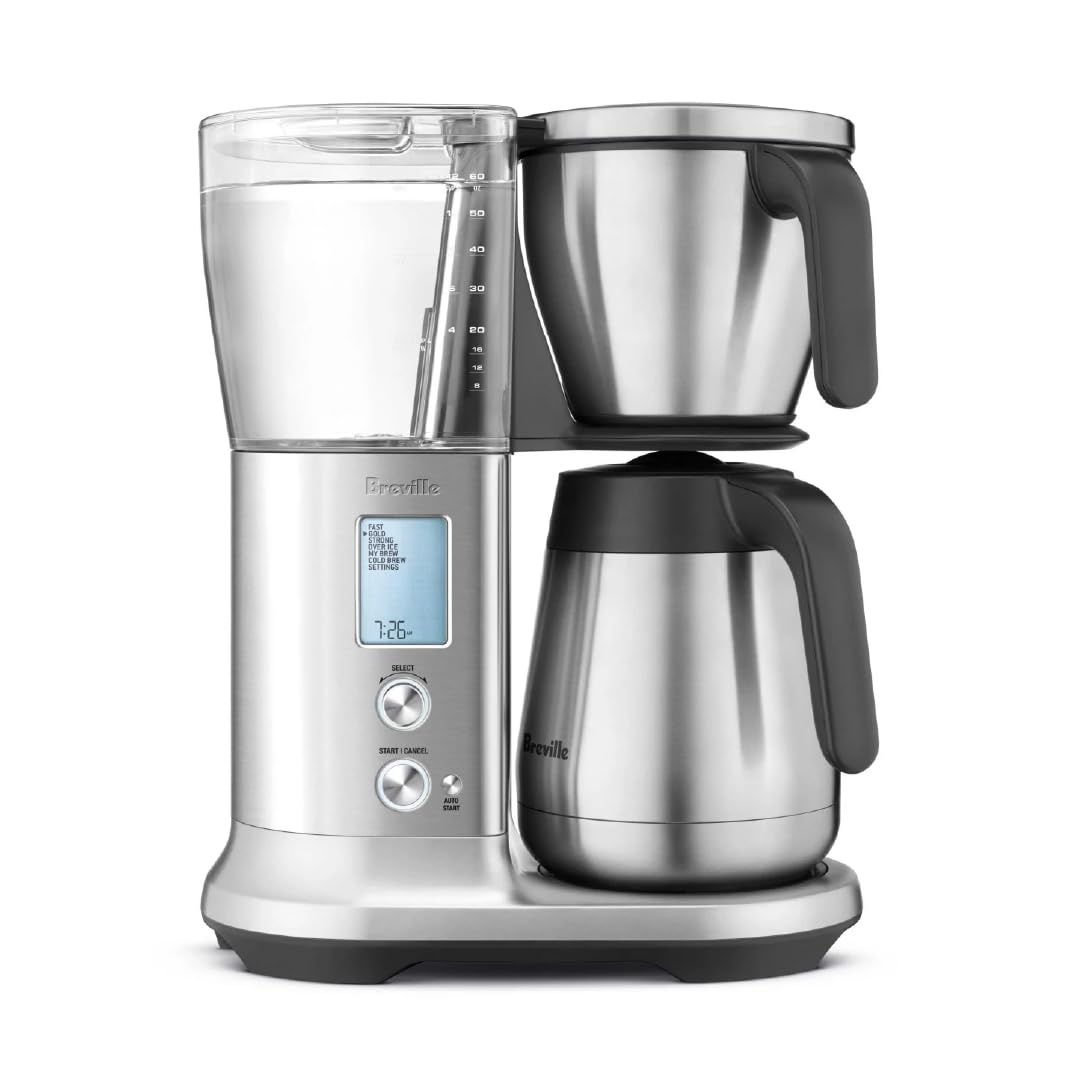 Breville Precision Brewer Drip Coffee Machine, Thermal Carafe, One Size, Brushed Stainless Steel