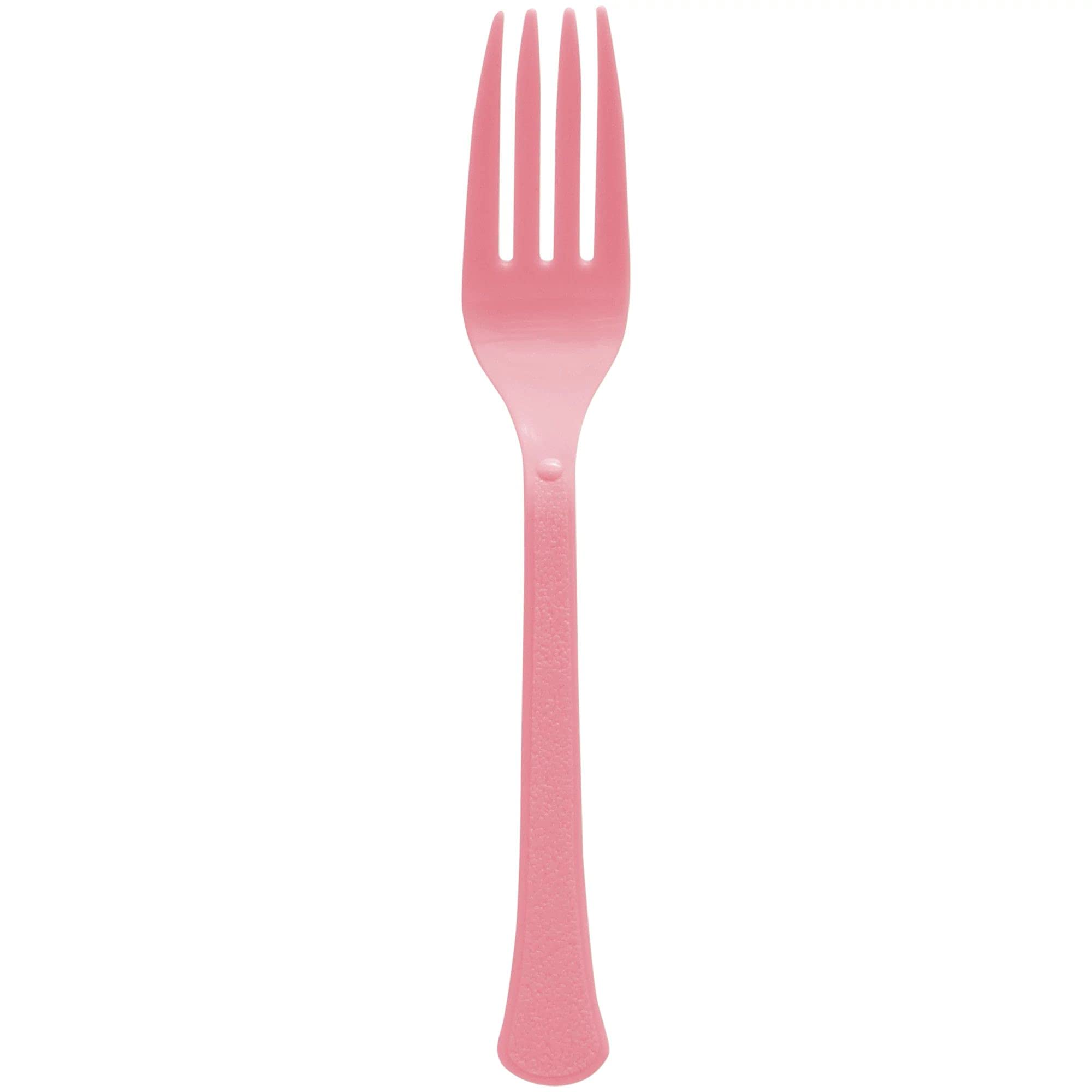Amscan 8017.109 Premium New Pink Plastic Forks, 50Ct