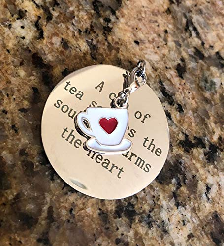 Harmony N More Stainless Steel Tea Infuser Tea Strainer Tea Ball With Cup Charm For Loose Leaf Tea