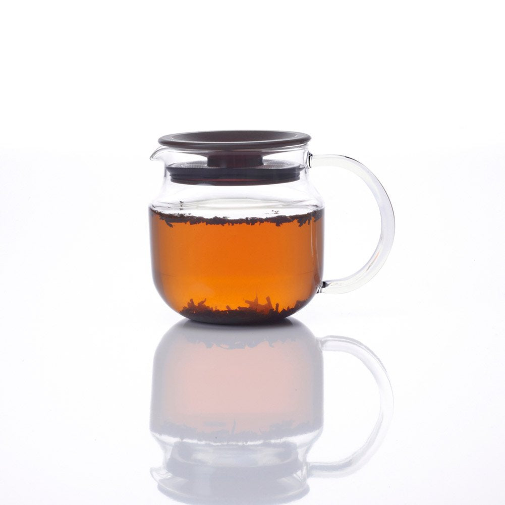 Kinto 8685 One-Touch Teapot, 21.8 Fl Oz (620 Ml), Brown