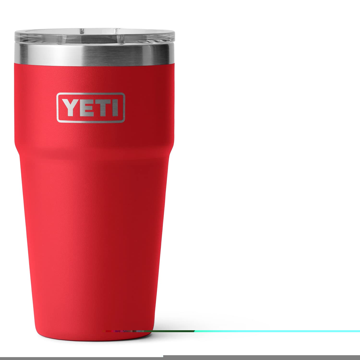 Yeti Rambler Stackable Pint, Vacuum Insulated, Stainless Steel With Magslider Lid, Rescue Red