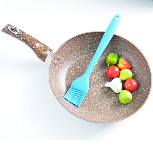 Kitchenfest Silicone Basting Brush, Heat Resistant NonStick Flexible Rubber Bakeware Tool Essential Cooking Gadget, 21Cm |Pack 