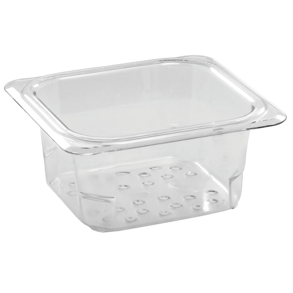 Cambro 63Clrcw135 Camwear Clear Colander For 3'' D Sixth Size Food Pan