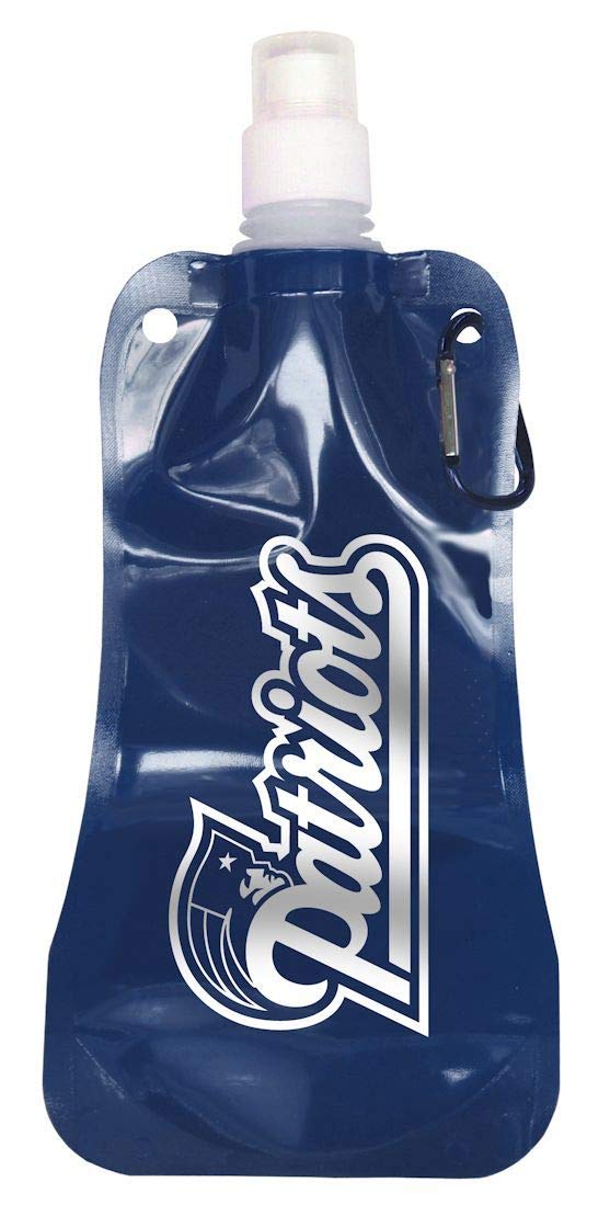Boelter Nfl New England Patriots Foldable Water Bottle 16 Ounce