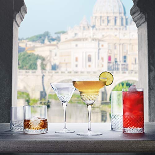 Luigi Bormioli Roma 12.75 Oz. Double Old Fashion Glass, Set Of 4