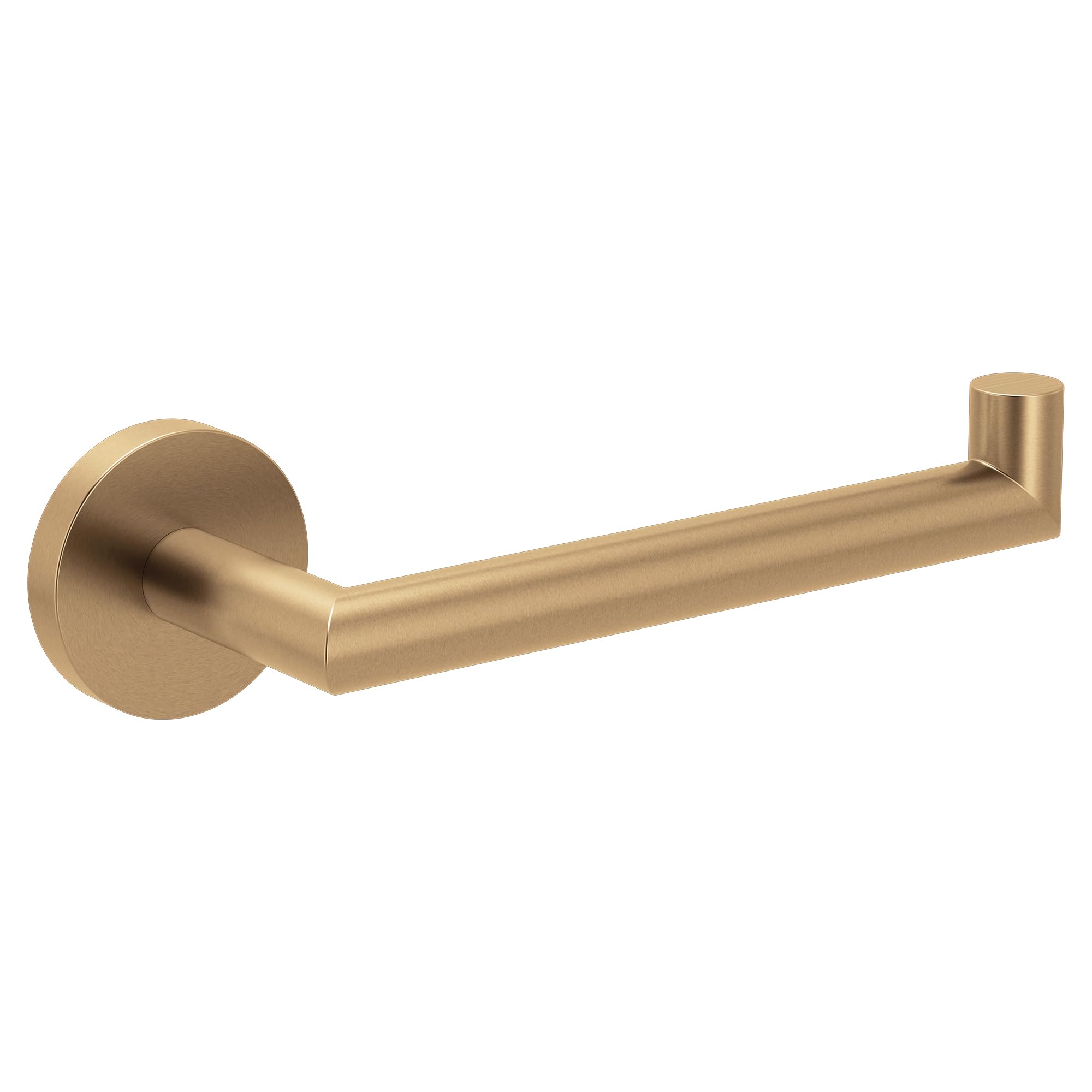 Moen Arlys Bronzed Gold Modern Single Post Toilet Paper Holder, Y5709BZG