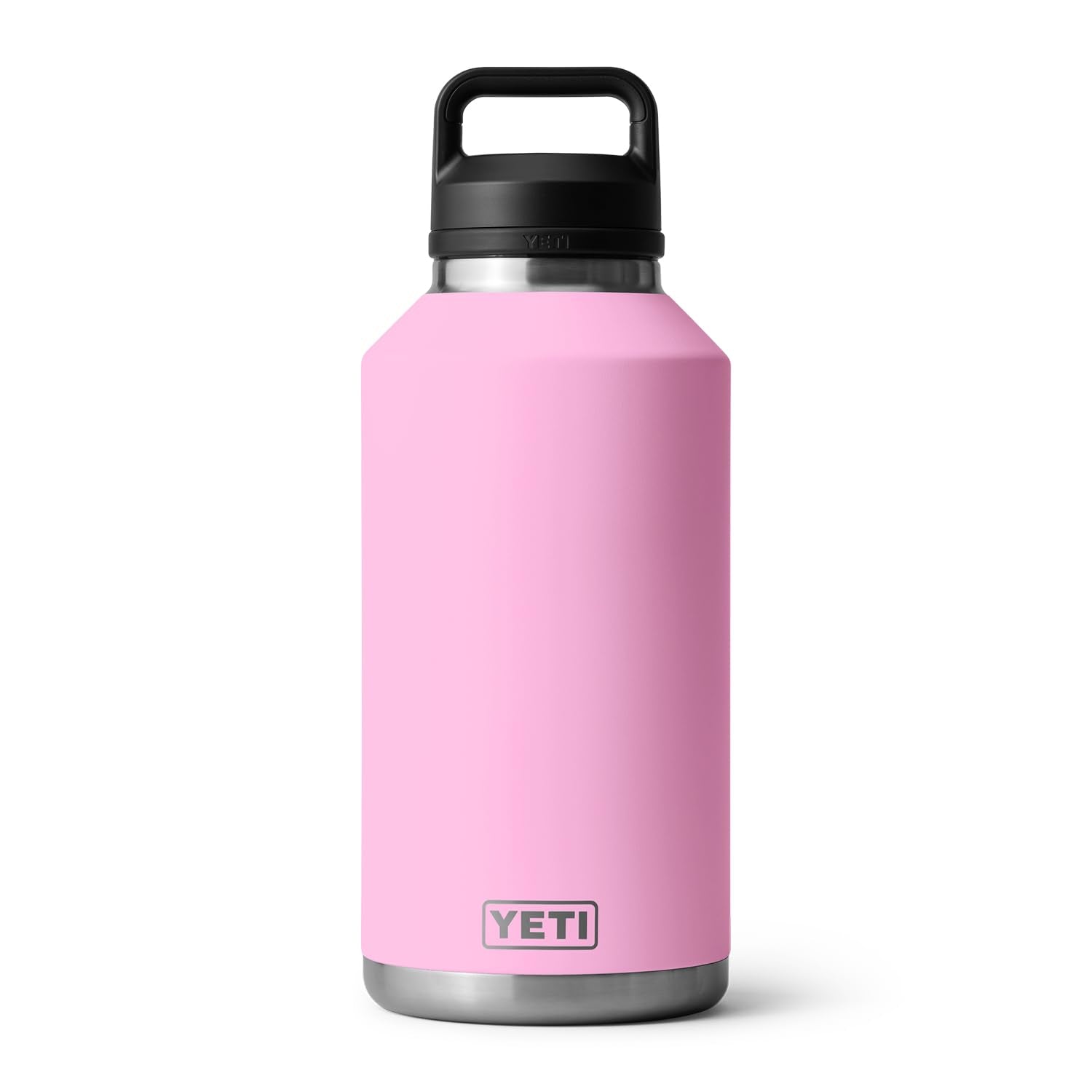 Yeti Rambler 64 Oz Bottle, Vacuum Insulated, Stainless Steel With Chug Cap, Power Pink