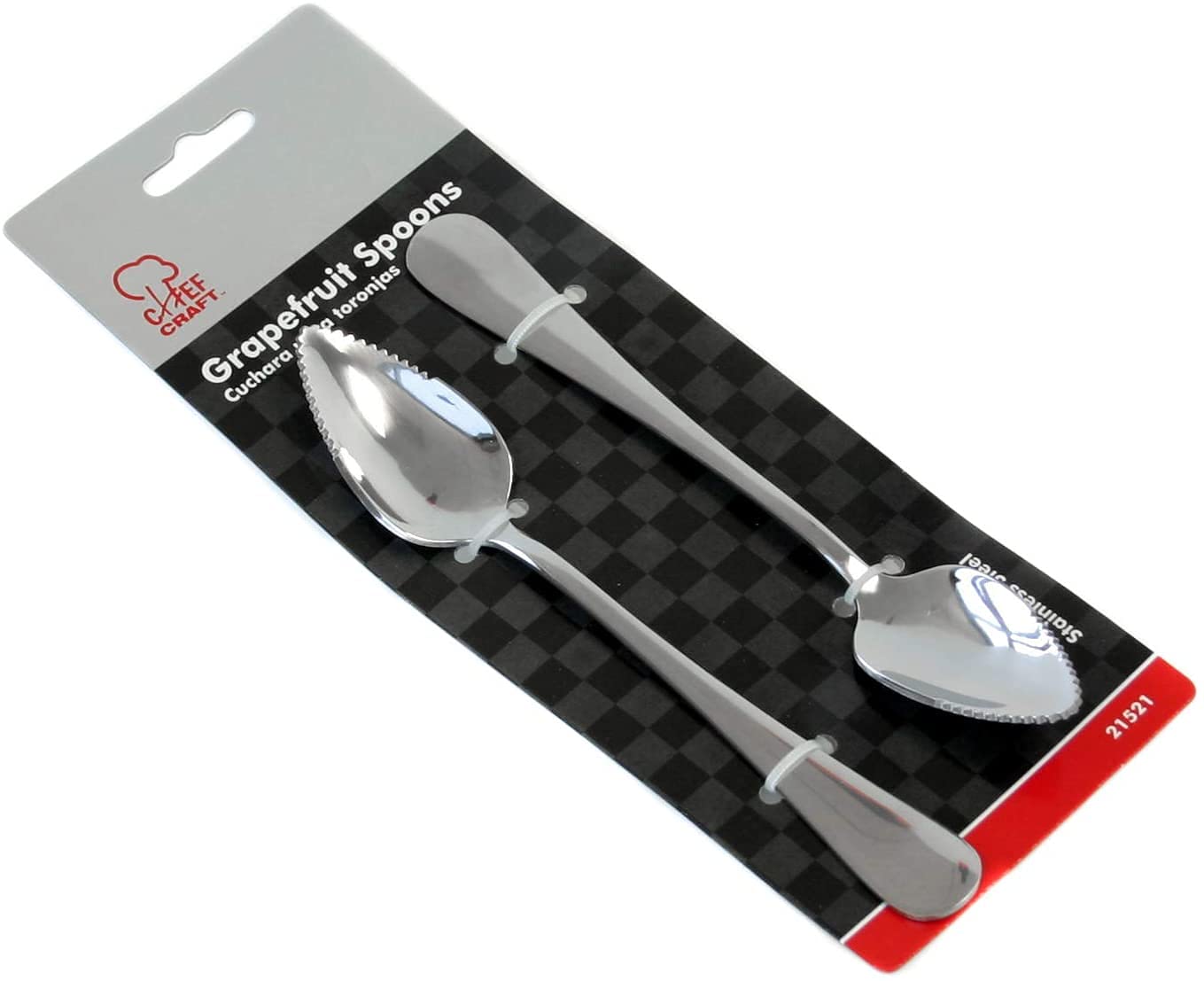 Chef Craft Grapefruit Spoon (2 Pack Of 2) - 4 Spoons
