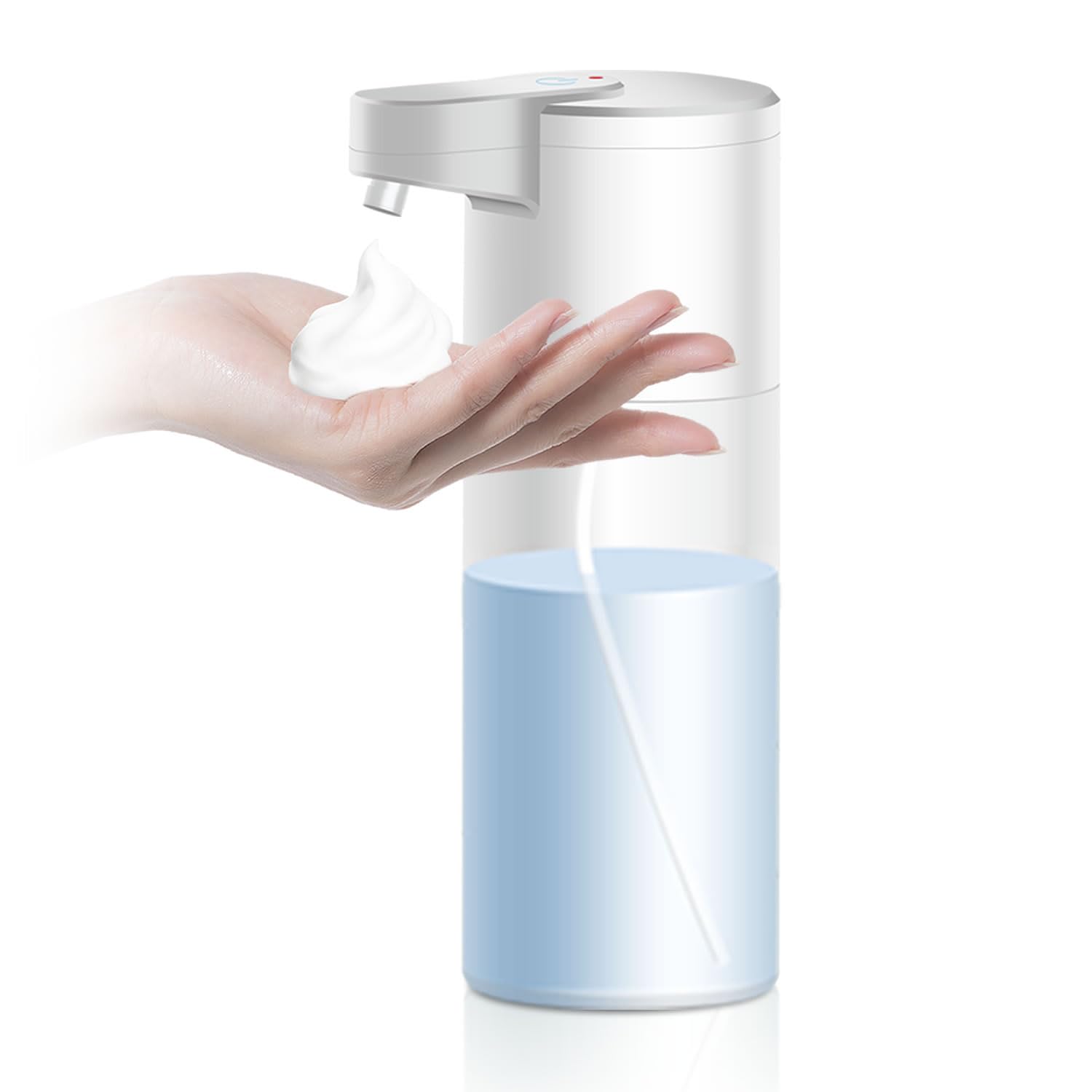 Rechargeable Automatic Foam Soap Dispenser,Polygens Touchless Foaming Hand Soap Dispenser, 16.9Oz, Upgraded Infrared Sensor, 5-L