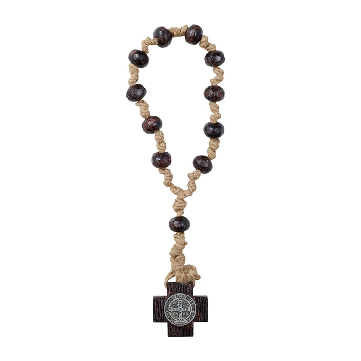 St Benedict Door Hanging Rosary, 12 Inch