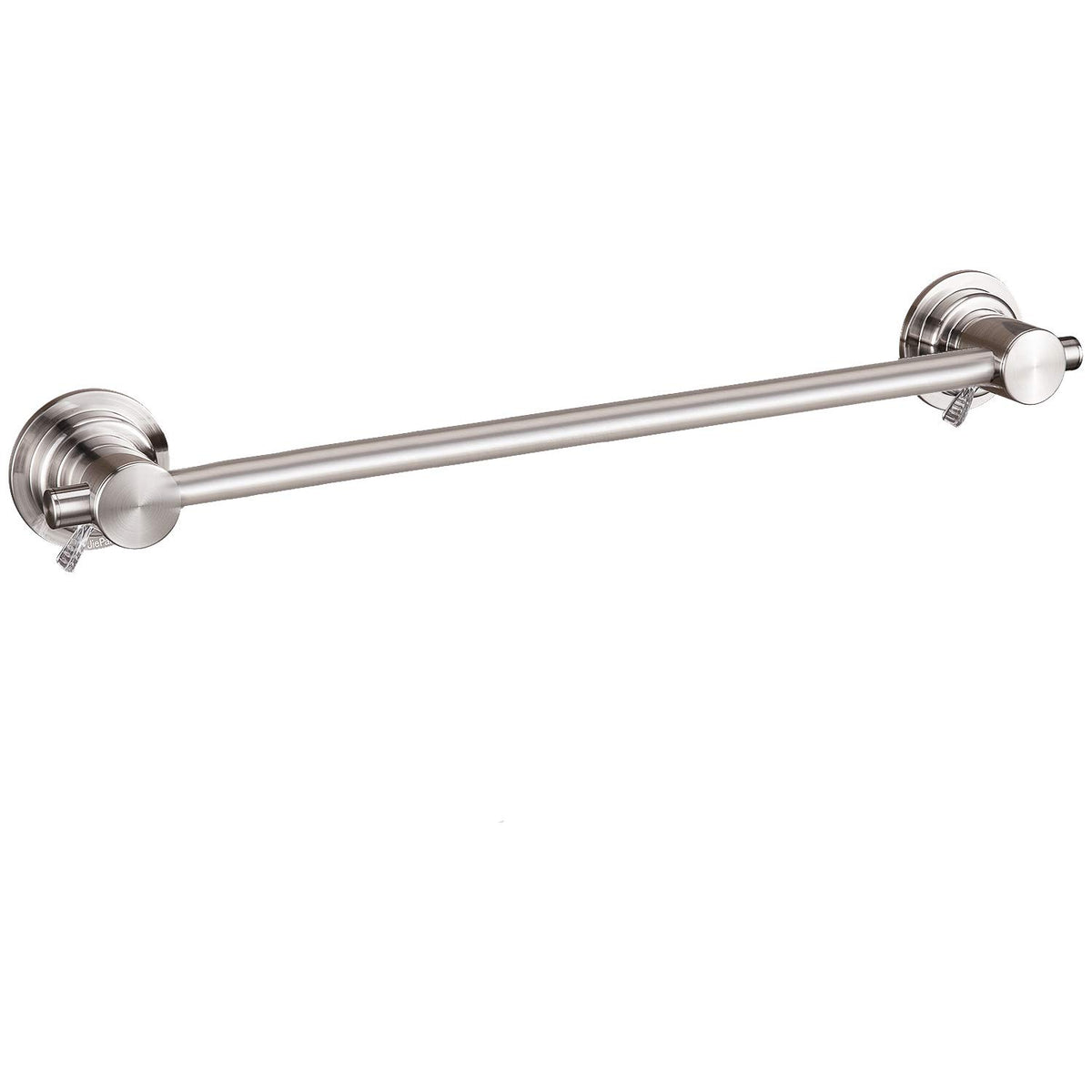Jiepai 24 Inch Suction Cup Towel Bar Brushed Nickel,Bath Shower Towel Holder Shower Door Adhesive Towel Bar Suction Towel Rack (