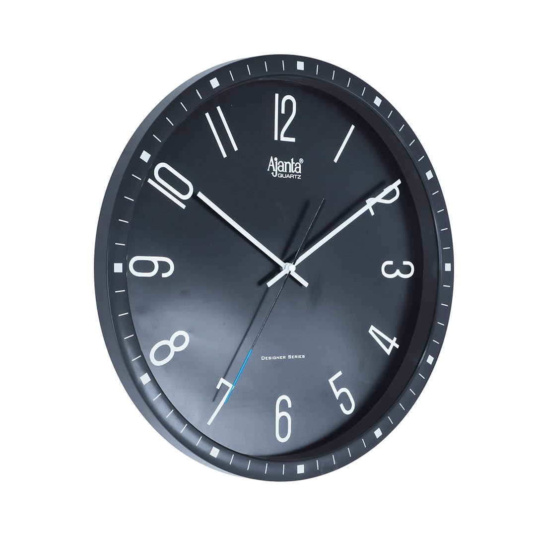 Ajanta Wall Clock For Home And Offices Silent Sweep Movement 14 Inches Wall Clock Wall Watch (Light_36 X 36 X 4 Cm)
