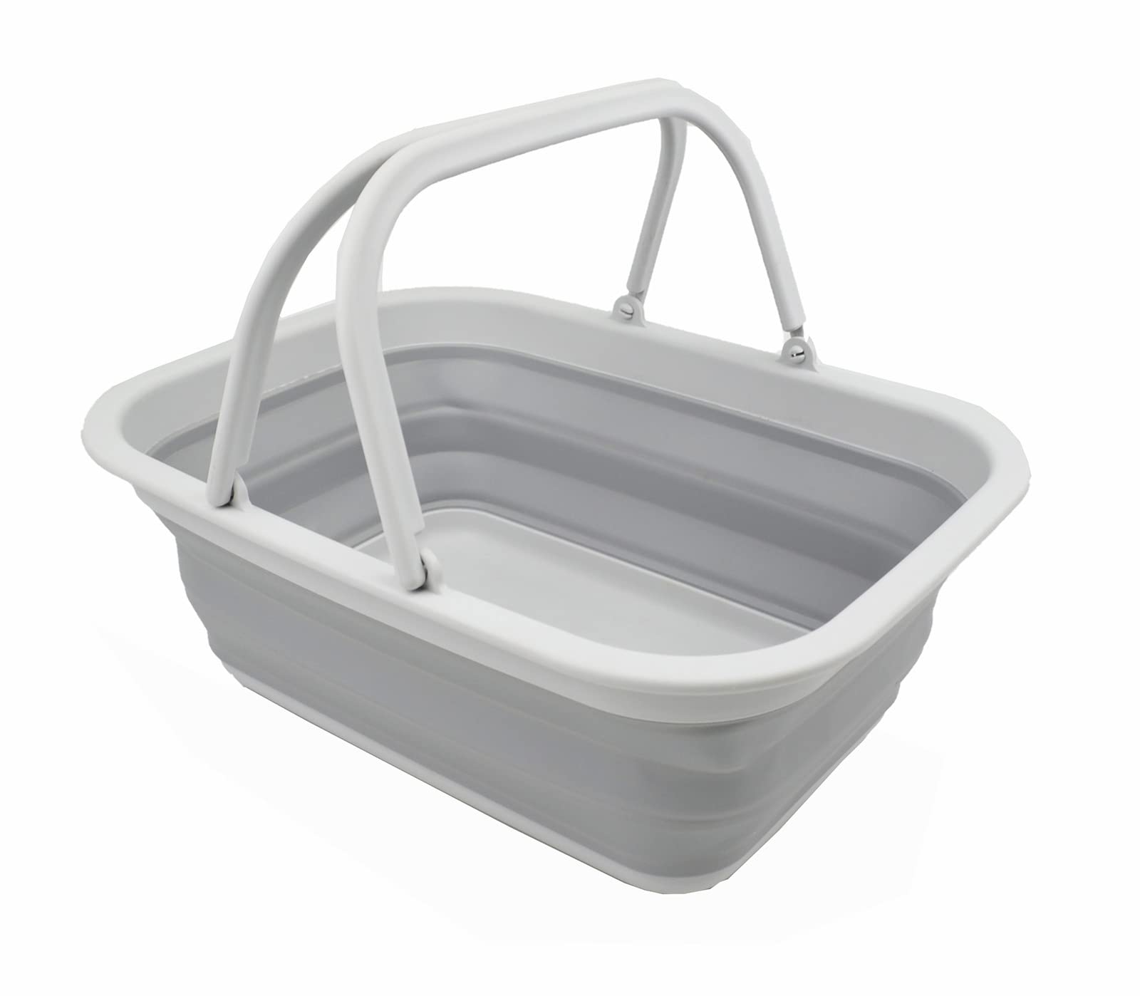 Sammart Sammart 92L (237Gallon) Collapsible Tub With Handle - Portable Outdoor Picnic Basketcrater - Foldable Shopping Bag - Spa