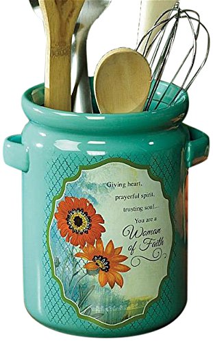 Abbey Gift Abbey & Ca Gift Woman Of Faith Crock, 5 X 7, Multicolor