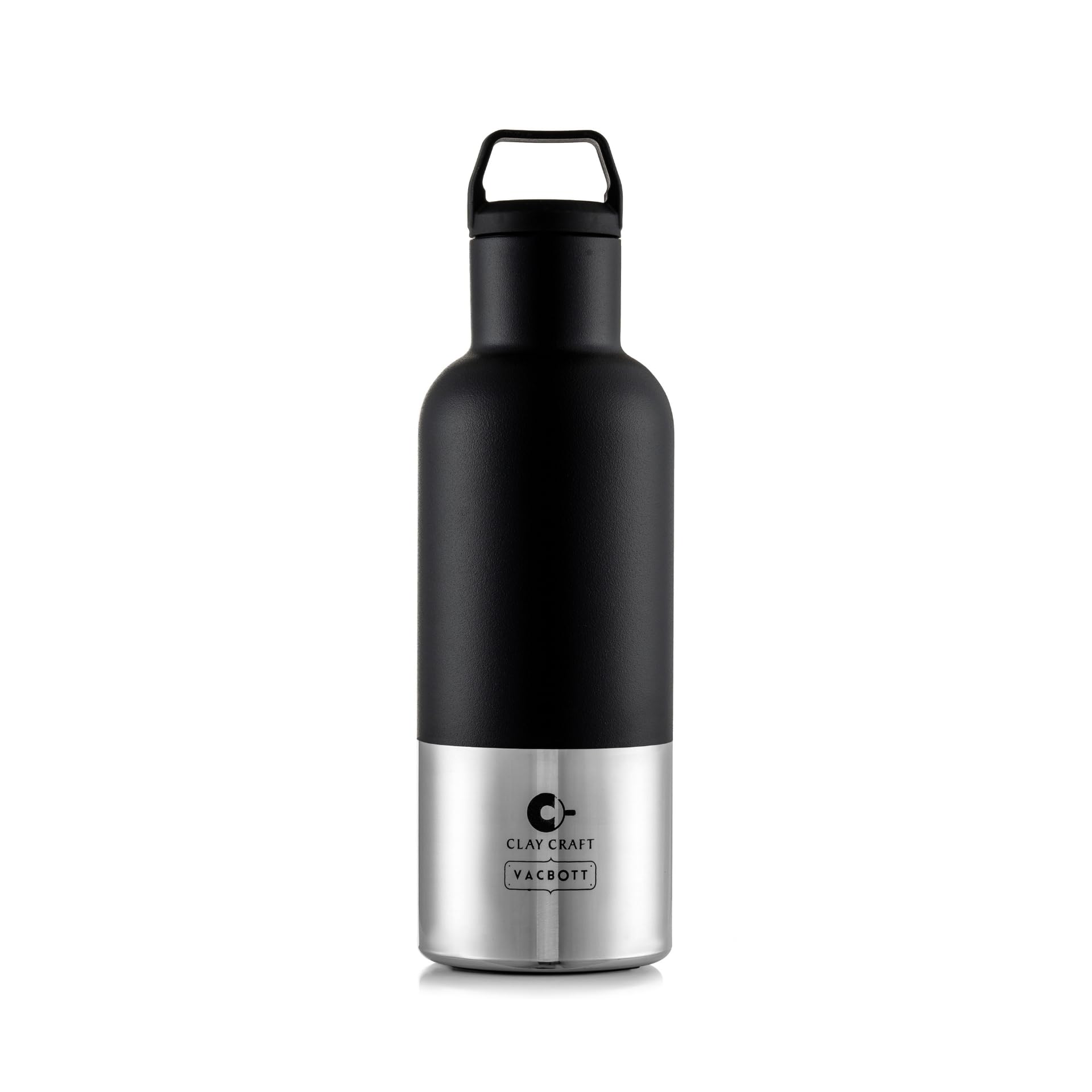 Clay Craft Vacbott Trekko Double Walled|18 Hours Hot And 24 Hours Cold Vacuum Insulated Flask 700Ml|Easy To Carry|Gym Bottle|Hom