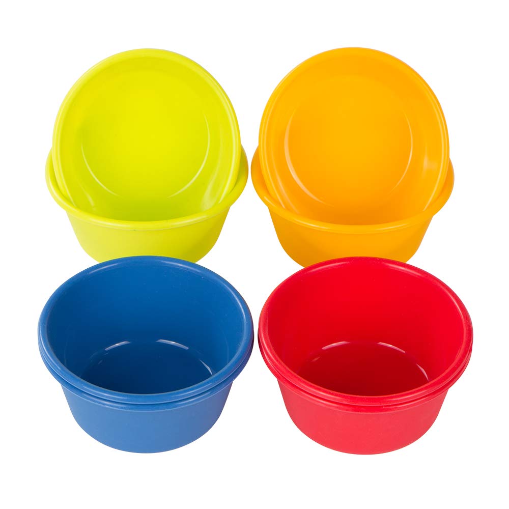 Webake Silicone Cupcake Baking Cups Set Of 8, Air Fryer Muffin Pan Jumbo Muffin Liners Reusable Large Individual Muffin Tin, 3.5