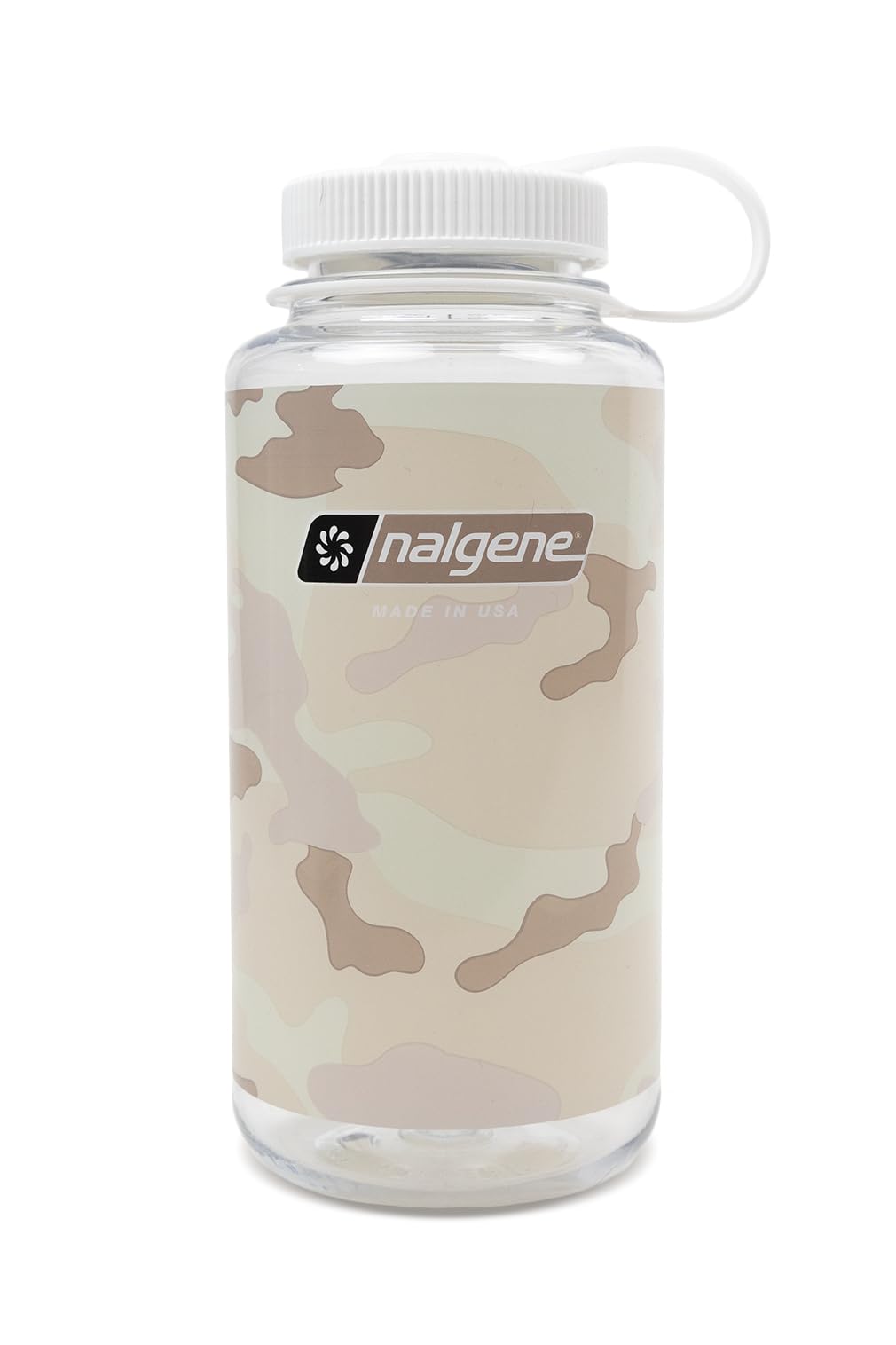 Nalgene 348823 Wide Mouth 32oz Clear  Camo/White