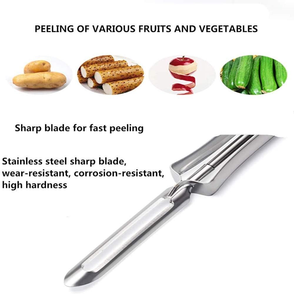 Aniso Kitchen Vegetable Peeler Stainless Steel Rotary Peeler For Vegetable And Carrot Fruit