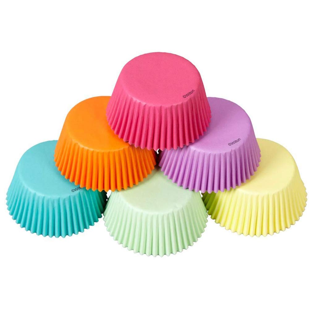 Rainbow Pastel Cupcake Liners 150 Count