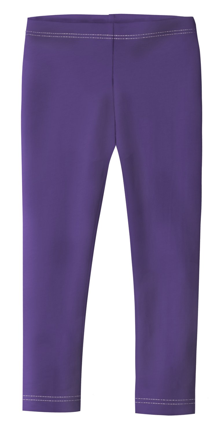 City Threads Girls Leggings 100 Cotton For School Uniform Sports Coverage Or Play Perfect For Sensitive Skin Or Spd Sensory Frie