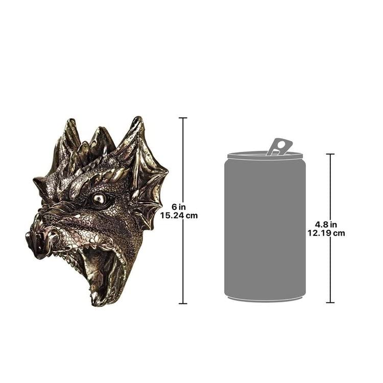 Design Toscano Gothic Dragon Bottle Opener, Silver