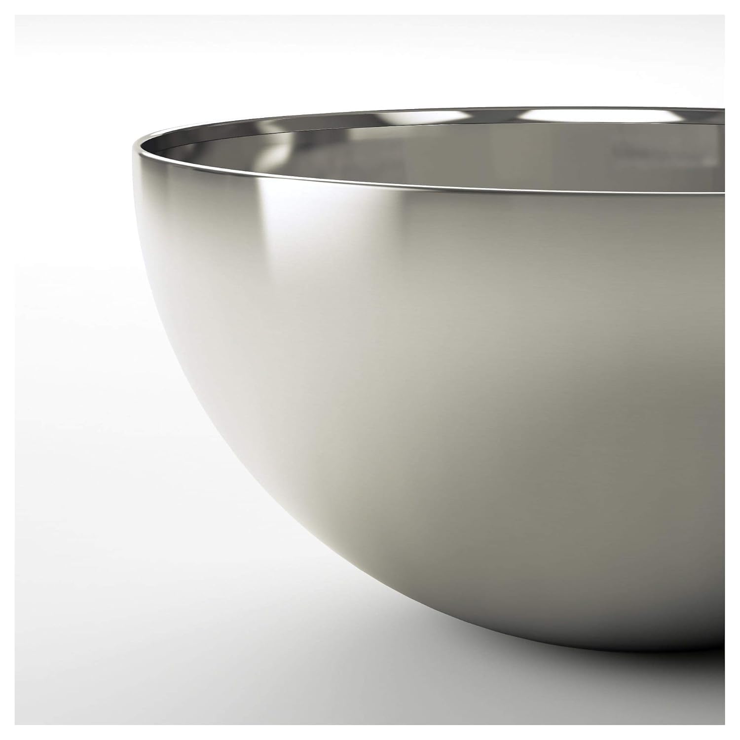 Ikea 301.660.51 Blanda Blank Serving Bowl, Stainless Steel, 8-Inch, Silver, 2 Liter