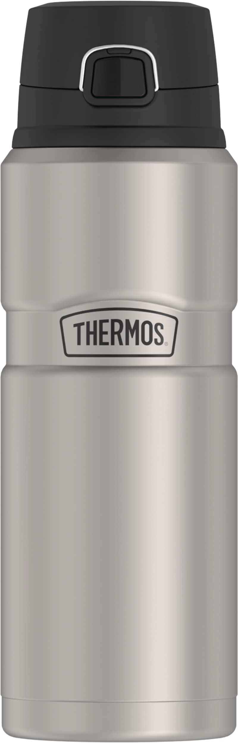 Thermos Stainless King Vacuum-Insulated Drink Bottle, 24 Ounce, Matte Steel