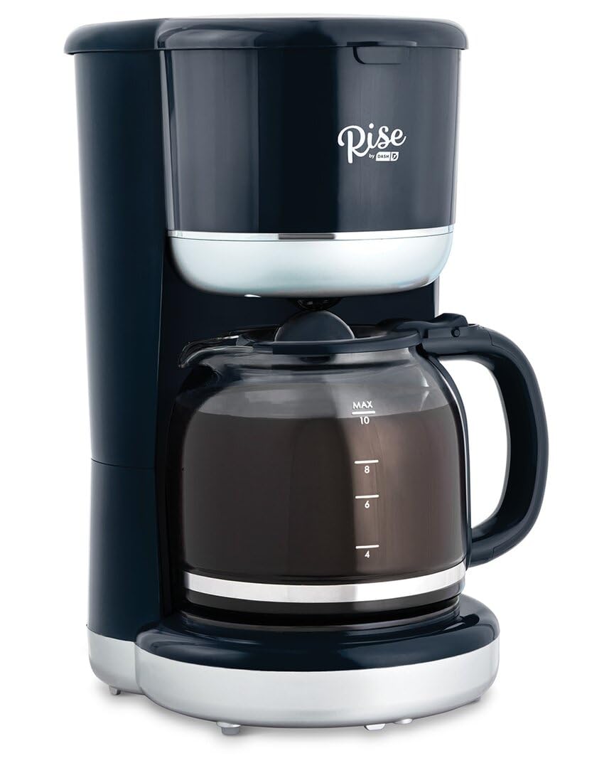 Rise by Dash 10 Cups Black Coffee Maker