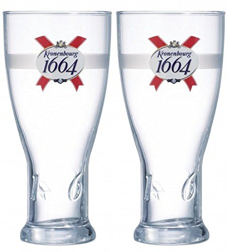 Kronenbourg 1664 Xl 20 Ounce Signature Glass Set - Set Of 2 Glasses