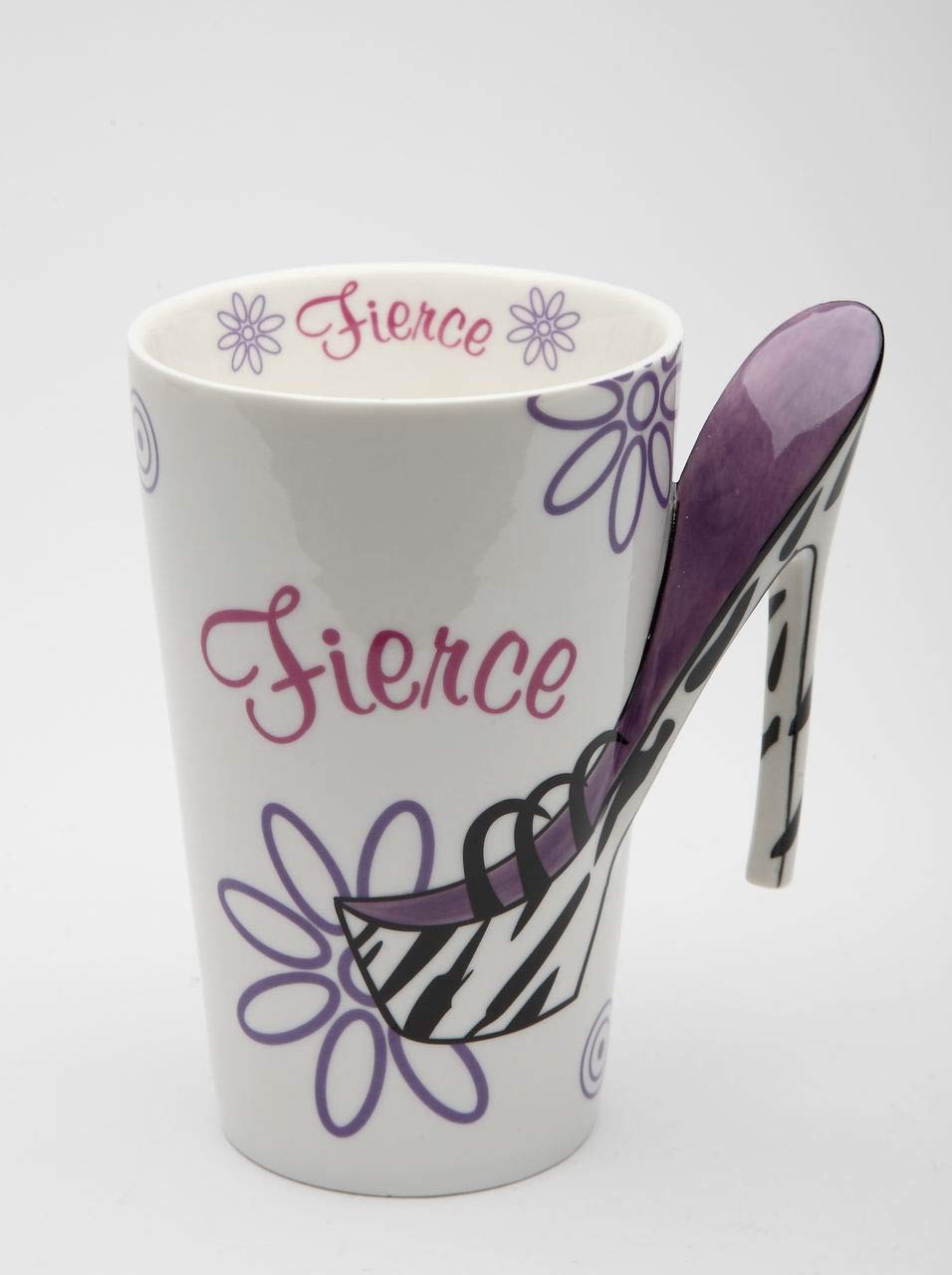 Cosmos Gifts Fine Porcelain High Heels Stiletto Heels Design Mug With Fierce Design, 5'' H