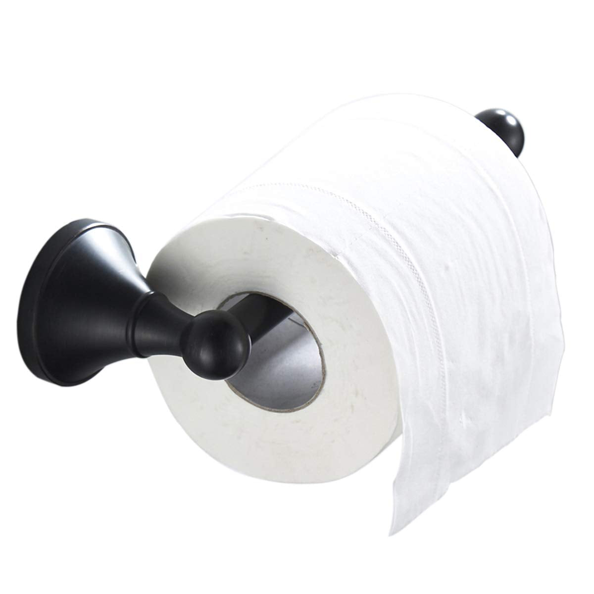 Flybath Toilet Paper Holder Without Cover Brass Bathroom Tissue Roll Bar Wall Mounted, 20 Cm / 7.87 Inches, Oil Rubbed Bronze