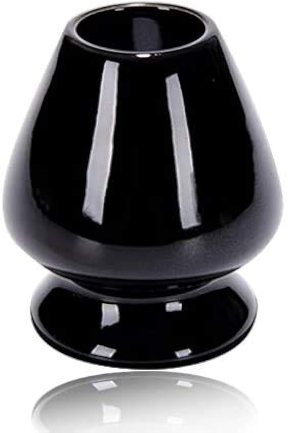 Haru Matcha - (Kuse Naoshi) 1Pc Matcha Green Tea Ceramic Whisk Holder For Japanese Tea Ceremony - (Black)