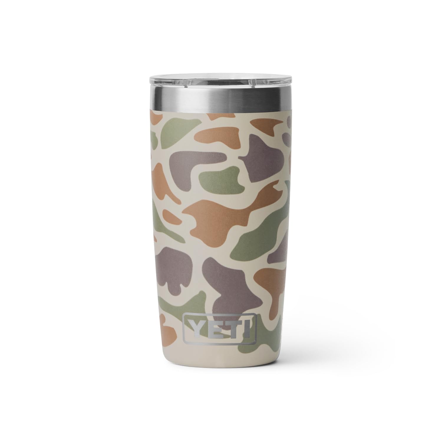 YETI Rambler 10 oz Tumbler, Stainless Steel, Vacuum Insulated, Tan Camo, Model 21071505446
