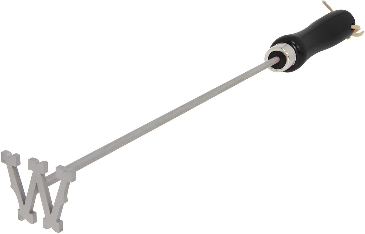 Bbq Fans Western W Branding Iron For Steak, Buns, Wood & Leather