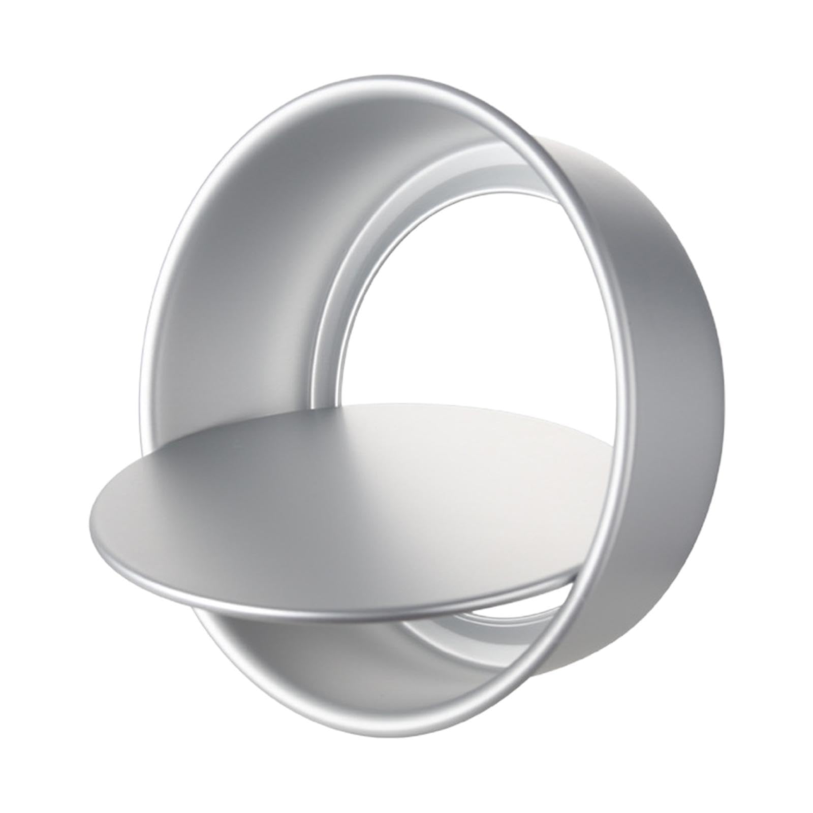 CALANDIS Aluminum Alloy Bakeware Nonstick Round Cake Pan for Fondant Cheesecake Bread 8inch