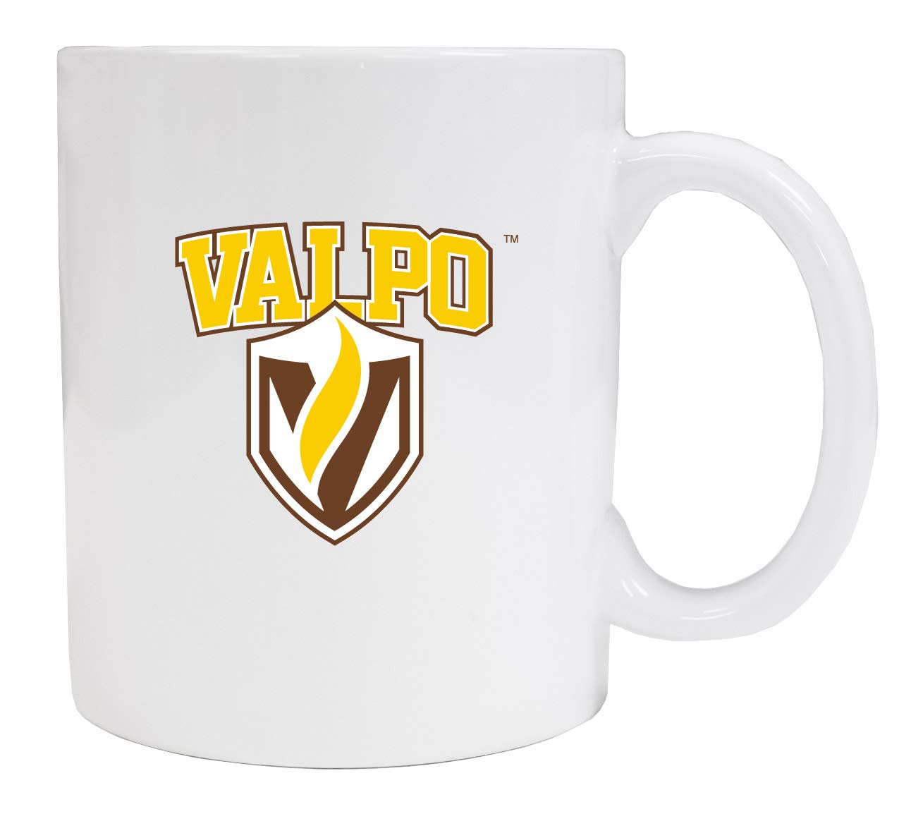 Valparaiso University White Ceramic Coffee Mug (White). Officially Licensed Collegiate Product