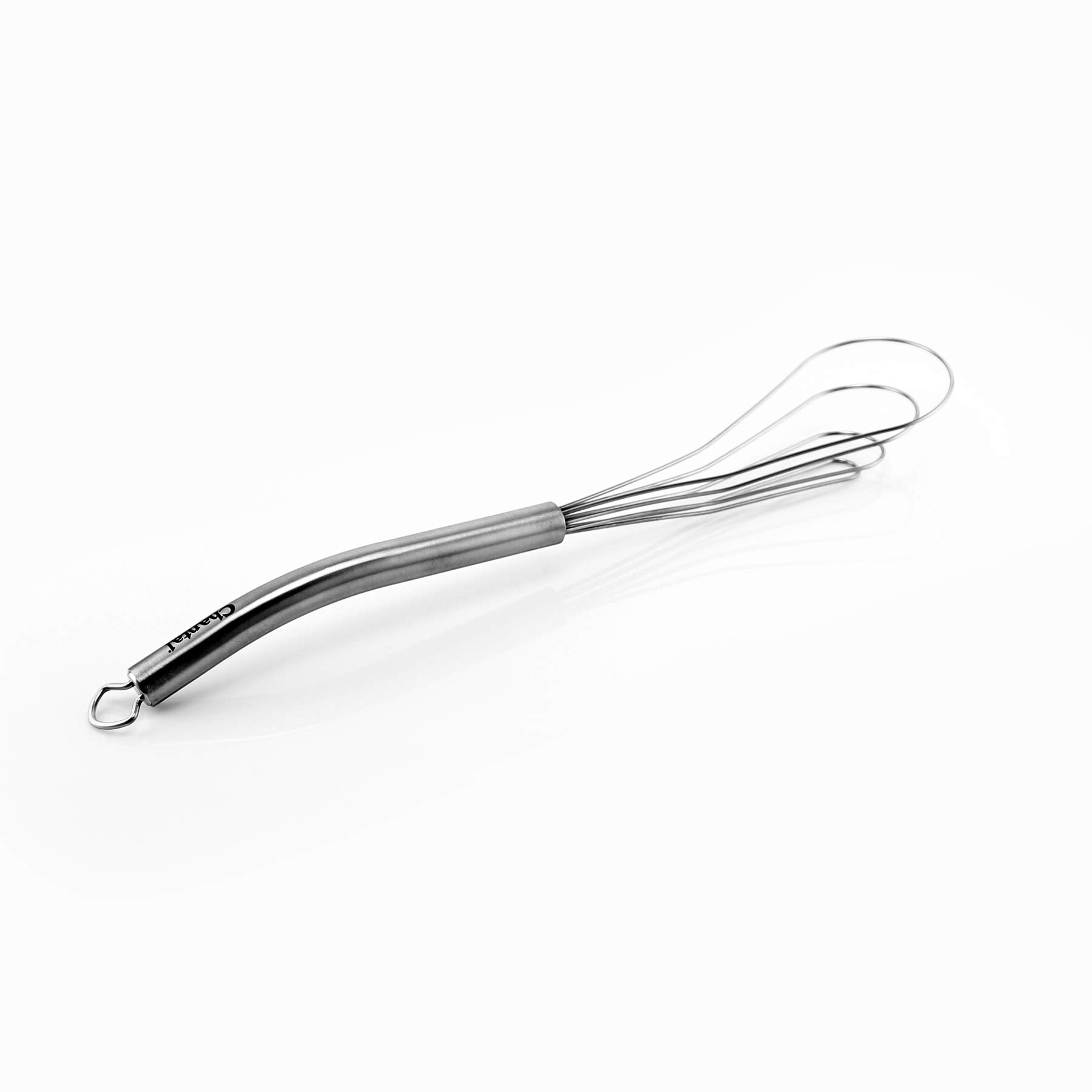 Chantal Flat Whisk Utensil, Small, 11 Inch, Polished Stainless Steel