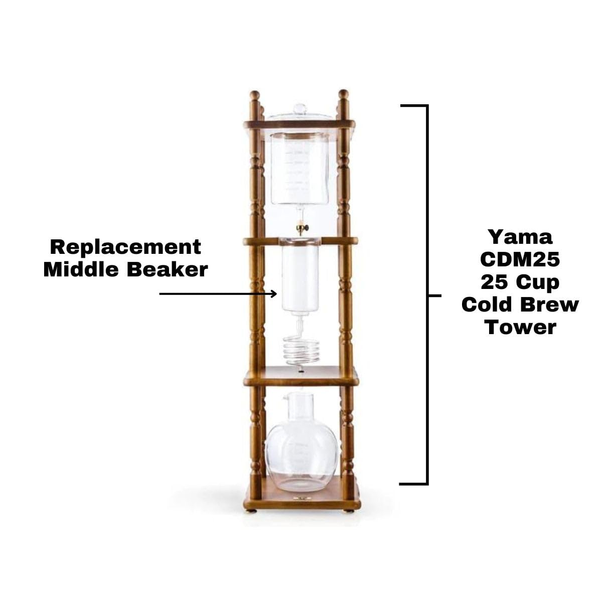 Yama Glass Replacement Glass Piece  25 CUP  CLEAR