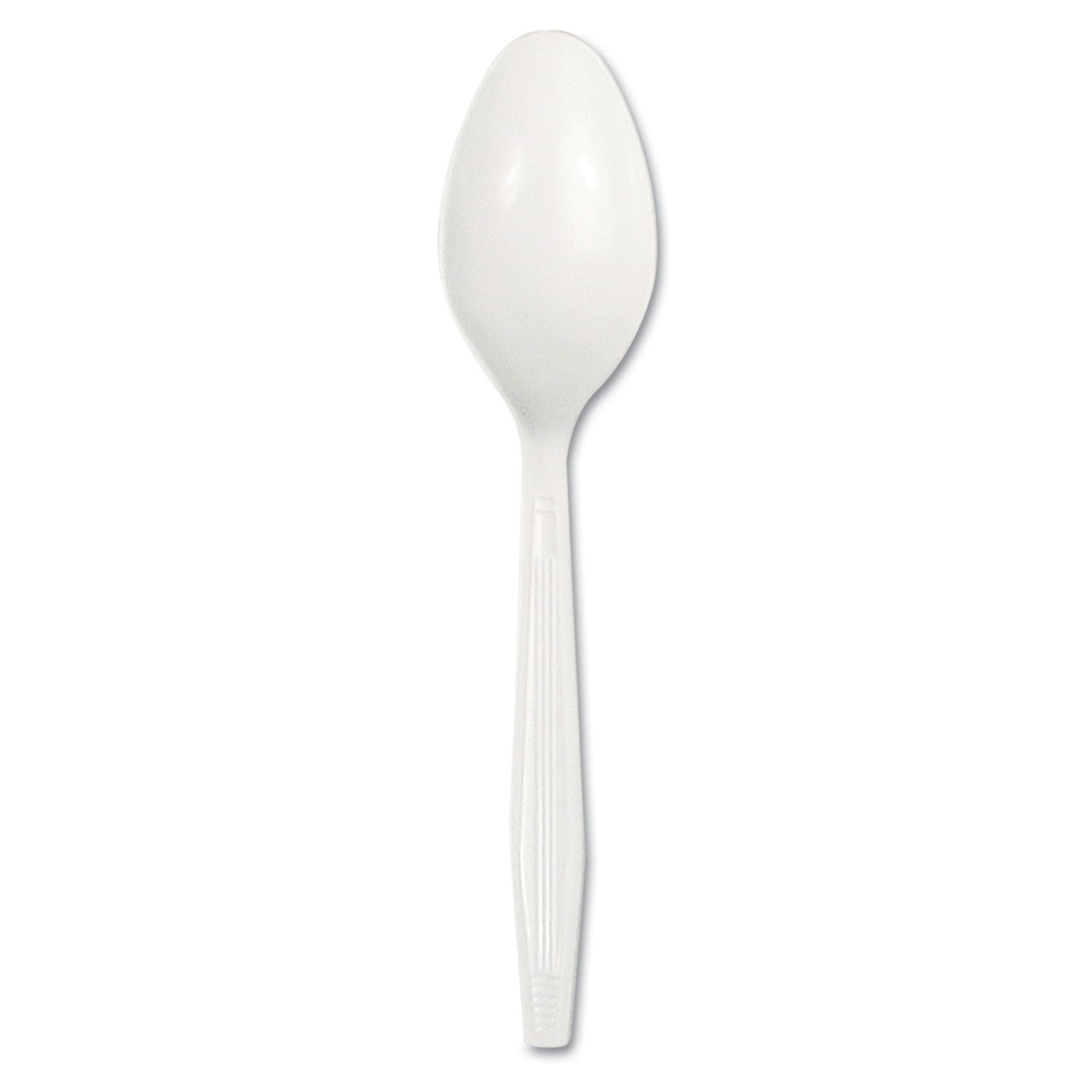 Boardwalk Spoonmwpsct Mediumweight Polystyrene Cutlery, Teaspoon, White, 10 Boxes Of 100/Carton (Bwkspoonmwpsct)