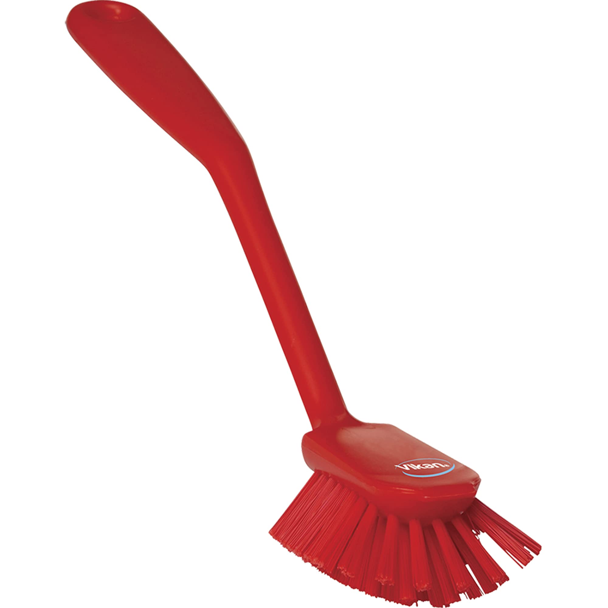 Vikan, Red Brush,Dish,Scraping Edge,Medium,11'',Pp/Pbt, 4237