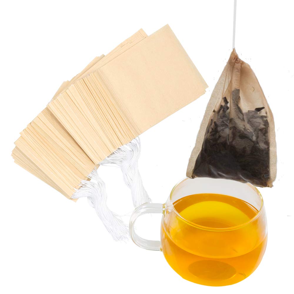 Tinkee Tea Filter Bags, Safe And Natural Material, Disposable Tea Infuser, Empty Tea Bag With Drawstring For Loose Leaf Tea, Set