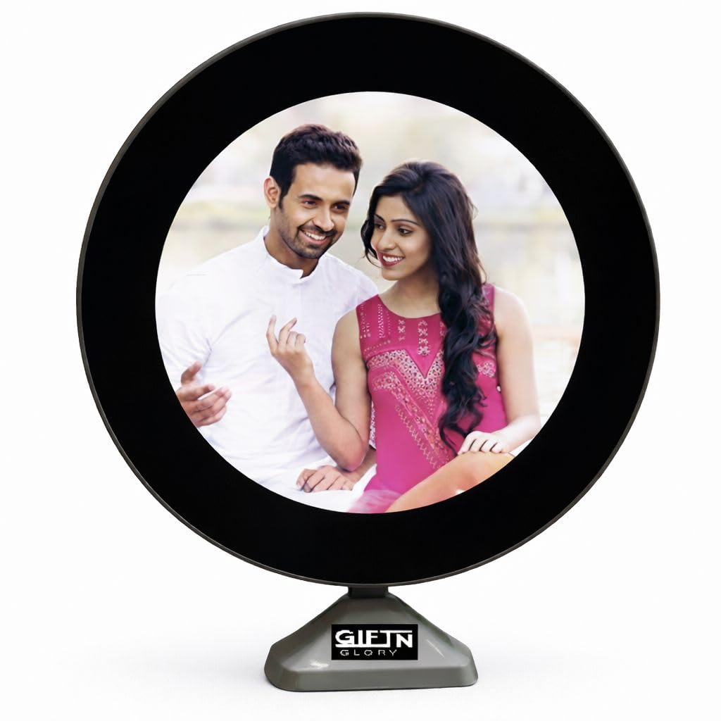 Giftnglory Magic Mirror Photo Frame With Led Light | 2-In-1 Mirror & Photo Frame | Gift For ValentineS Day, Anniversary & Birthd