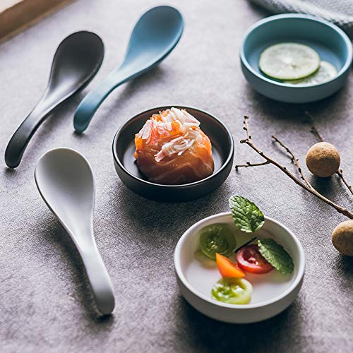 Colias Wing 3.5 Inch Simple Style Single Color Pattern Stylish Design Multipurpose Porcelain Side Dish Bowl Seasoning Dishes Soy
