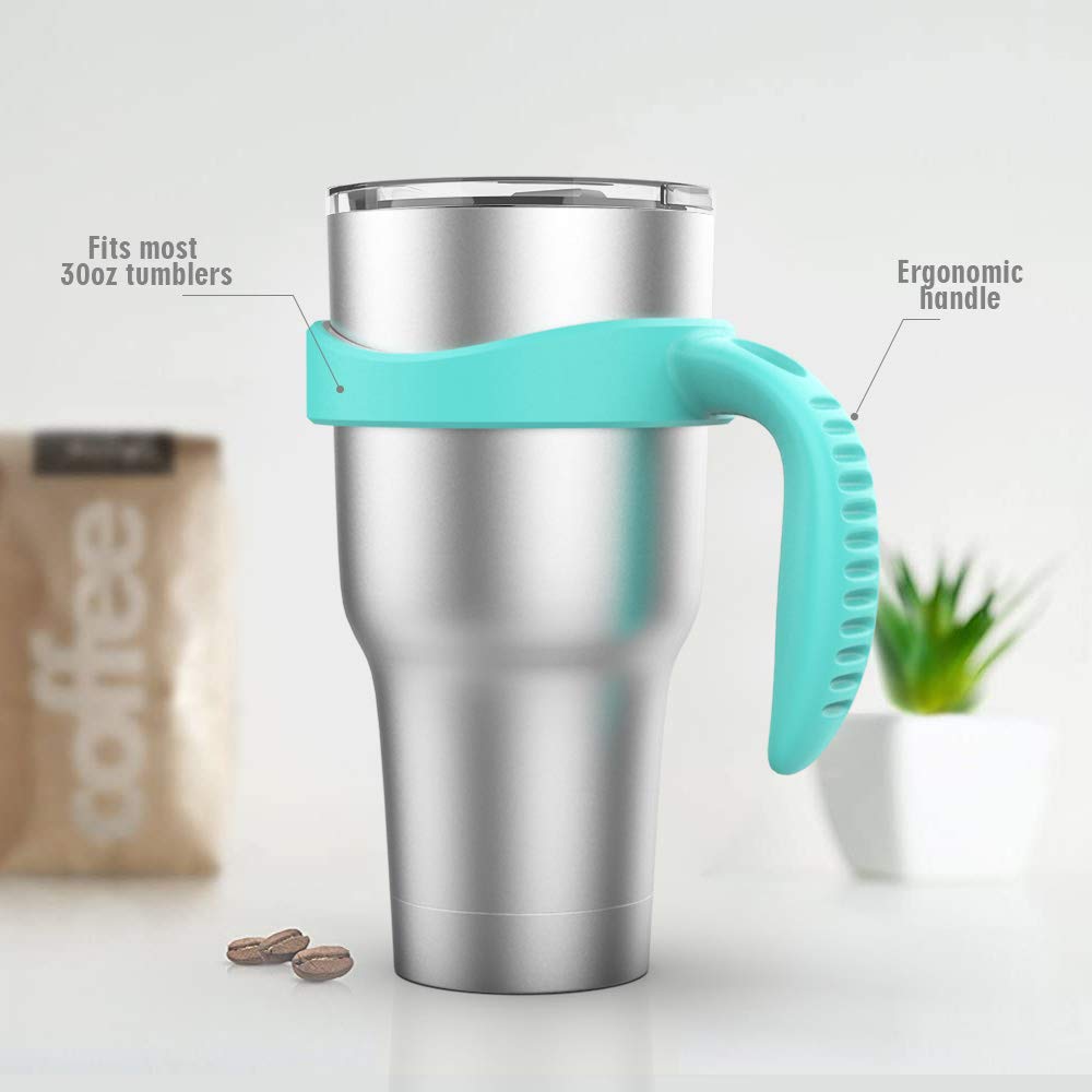 Alafat Tumbler Handle For 30 Oz Yeti Rambler Cooler Cup, Rtic Mug(Old Style), Sic, Ozark Trail Grip And More Tumbler Mugs - Bpa