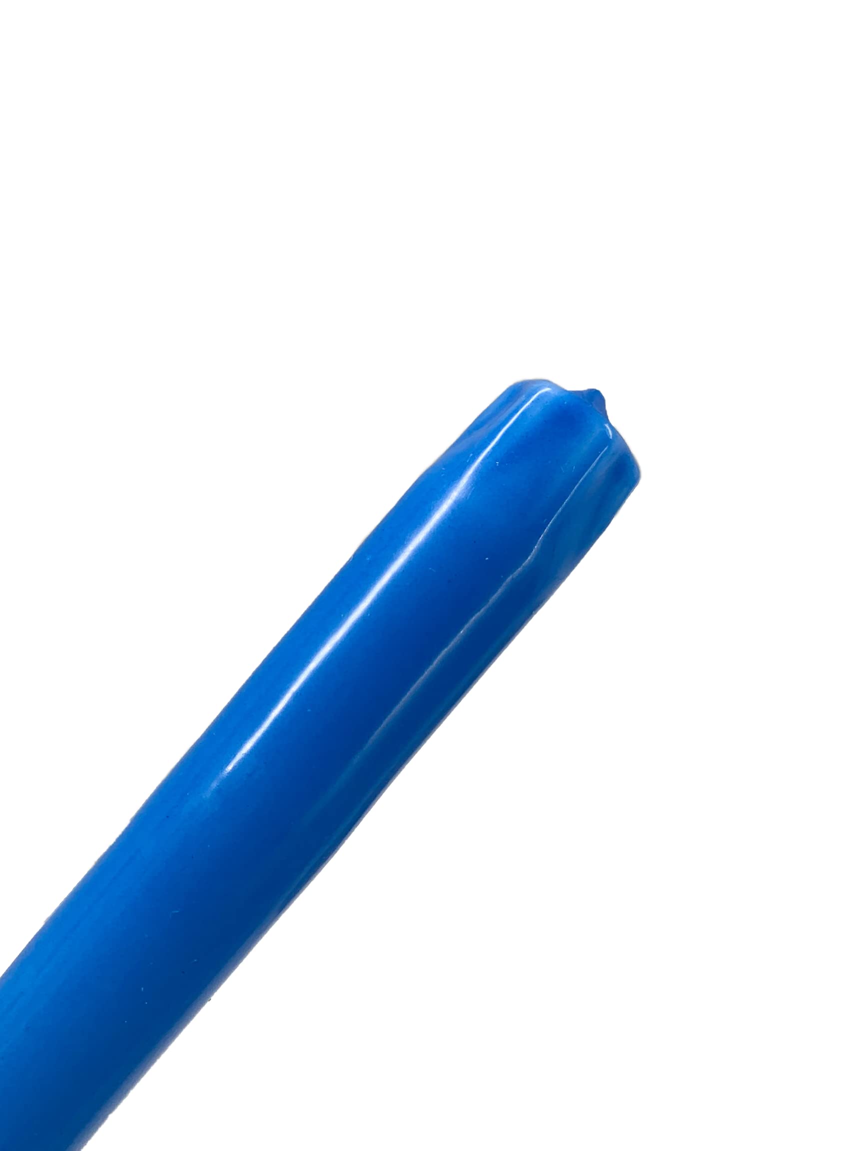 D'light Online Elegant Unscented Medium Royal Blue Taper Premium Quality Candles Hand-Dipped  Dripless and Smokeless - Set of 12 Individually Wrapped (12 Inch  Medium Blue)