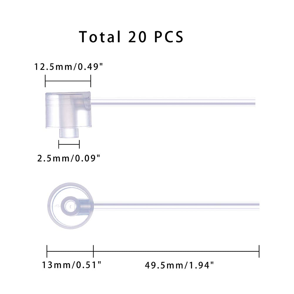 Ph Pandahall 20Pcs Perfume Refill Pump Perfume Dispenser Pump Cosmetic Dispenser Pump Transfer Tool For Small Travel Refillable