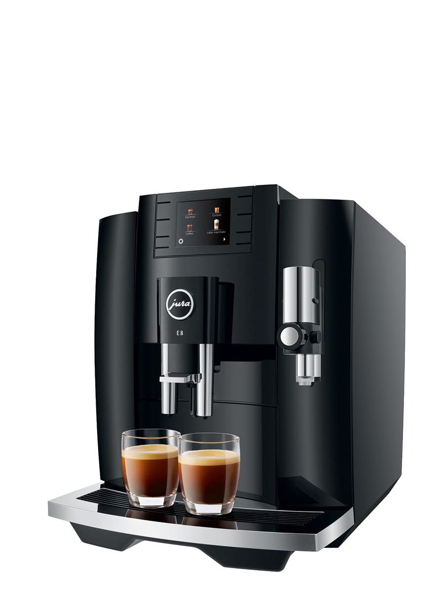 Jura E8 (Naa) 4Th Gen Automatic Coffee Machine (Piano Black)